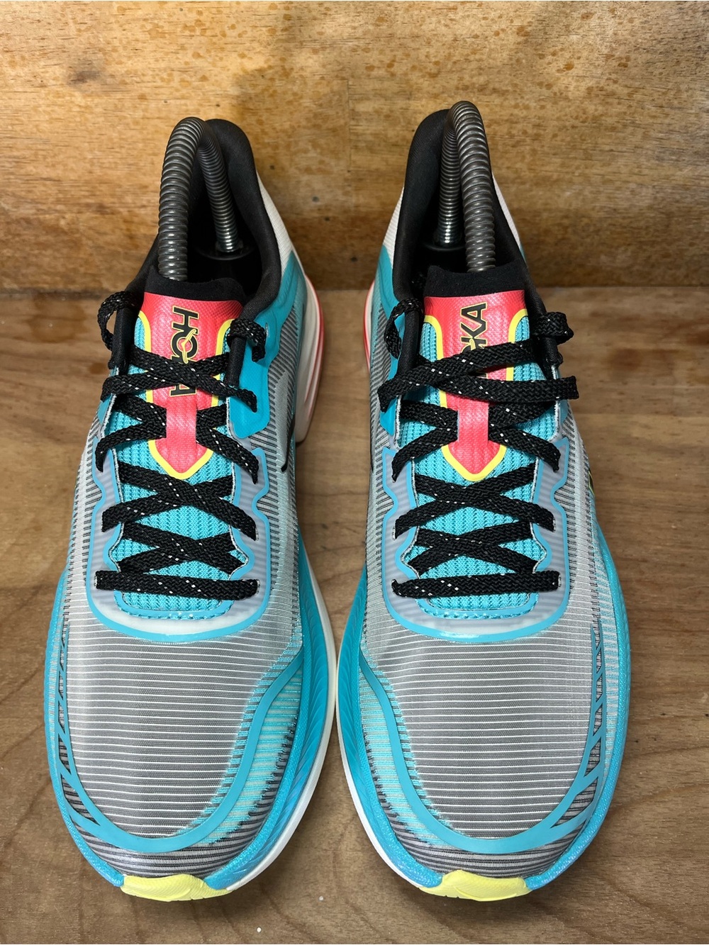NEW Hoka One One Cielo X1 2.0 Womens Size 8 Running Shoes Sneakers Frost Black - Picture 3 of 10